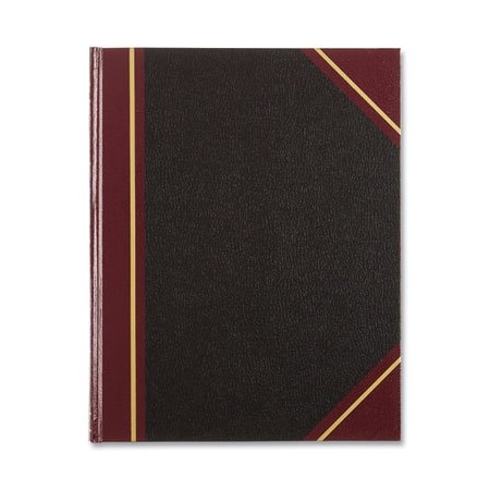 Rediform Office Product Nat'lBrand, Texthide Record Book, Black/burgundy, 300 Green Pages, 10 3/8 X 8 3/8 56231